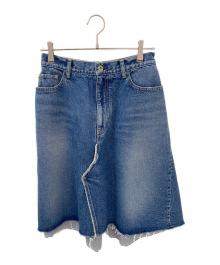 MADISON BLUE（マディソンブルー）の古着「5POCKET REMAKE A-LINE SK DENIM」｜インディゴ