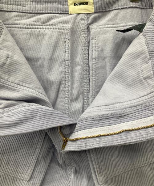 THE SHISHIKUI（シシクイ）THE SHISHIKUI (シシクイ) CORDUROY BAKER ラベンダー サイズ:38の古着・服飾アイテム
