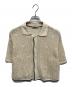 NKNIT（ンニット）の古着「mesh♡pattern KNIT shirt」｜アイボリー