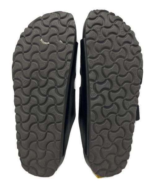 BIRKENSTOCK（ビルケンシュトック）BIRKENSTOCK (ビルケンシュトック) Manolo Blahnik (マノロブラニク) ARIZONA CRYSTAL Smooth leather ブラック サイズ:24の古着・服飾アイテム