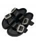 BIRKENSTOCK（ビルケンシュトック）の古着「ARIZONA CRYSTAL Smooth leather」｜ブラック