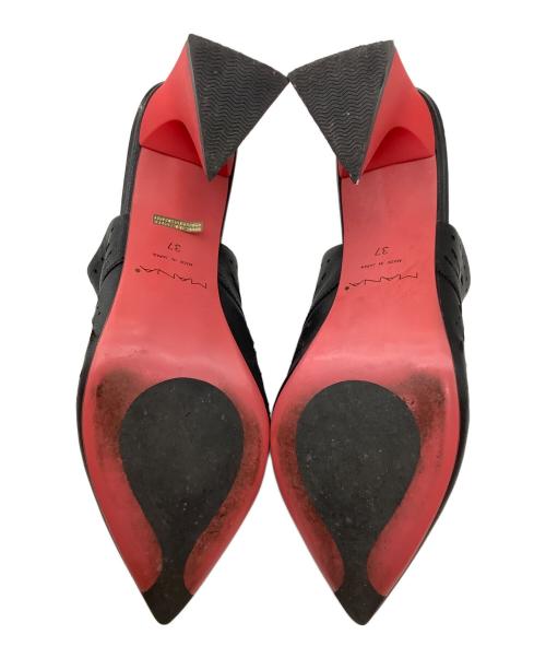 MANA（マナ）MANA (マナ) レリーフ・ミュール ブラック サイズ:37の古着・服飾アイテム