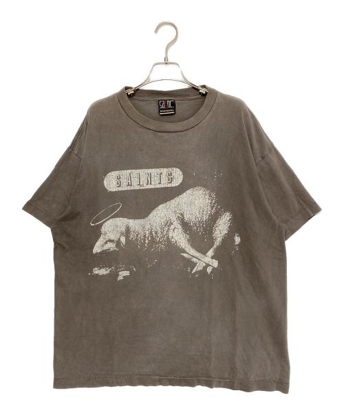 SAINT MICHAEL（セントマイケル）SAINT MICHAEL (セントマイケル) T-SHIRT_SHEEP LION  ブラック サイズ:XLの古着・服飾アイテム