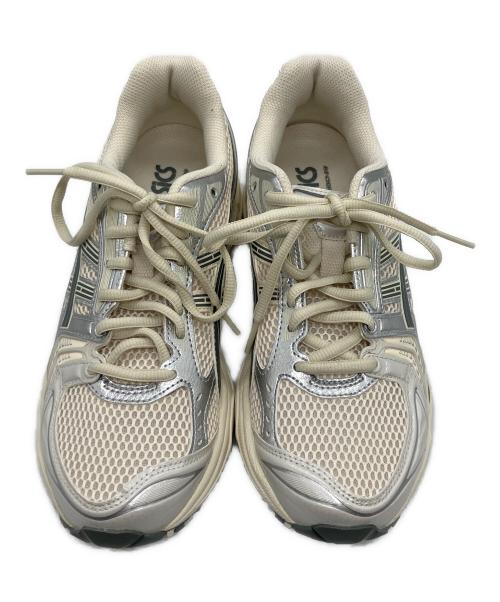 asics（アシックス）asics (アシックス) ローカットスニーカー アイボリー サイズ:25の古着・服飾アイテム