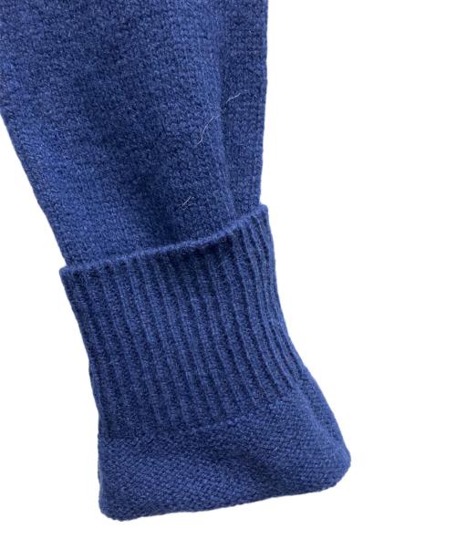 ALEXANDER McQUEEN（アレキサンダーマックイーン）ALEXANDER McQUEEN (アレキサンダーマックイーン) カシミヤ混ニット ブルー サイズ:XSの古着・服飾アイテム