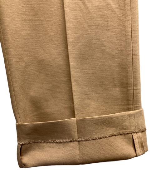 POLO RALPH LAUREN（ポロ・ラルフローレン）POLO RALPH LAUREN (ポロ・ラルフローレン) サイドボタンクロップドワイドパンツ ベージュ サイズ:4 未使用品の古着・服飾アイテム