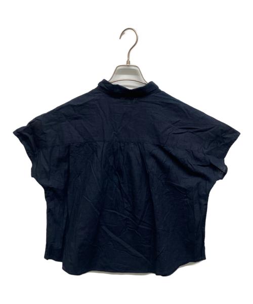 Pal'las Palace（パラスパレス）PAL'LAS PALACE (パラスパレス) プルオーバーブラウス ネイビーの古着・服飾アイテム