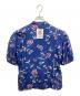 HIGH Everyday Couture (ハイエブリデイクチュール) シルク混ブラウス ブルー サイズ:42 未使用品：4000円