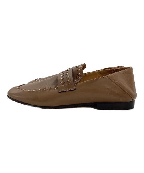 ISABEL MARANT（イザベルマラン）ISABEL MARANT (イザベルマラン) STUDDED LOAFER ブラウン サイズ:36の古着・服飾アイテム