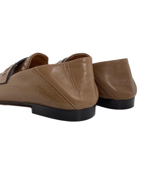 ISABEL MARANT（イザベルマラン）ISABEL MARANT (イザベルマラン) STUDDED LOAFER ブラウン サイズ:36の古着・服飾アイテム