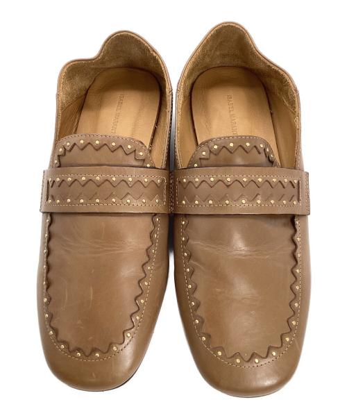 ISABEL MARANT（イザベルマラン）ISABEL MARANT (イザベルマラン) STUDDED LOAFER ブラウン サイズ:36の古着・服飾アイテム