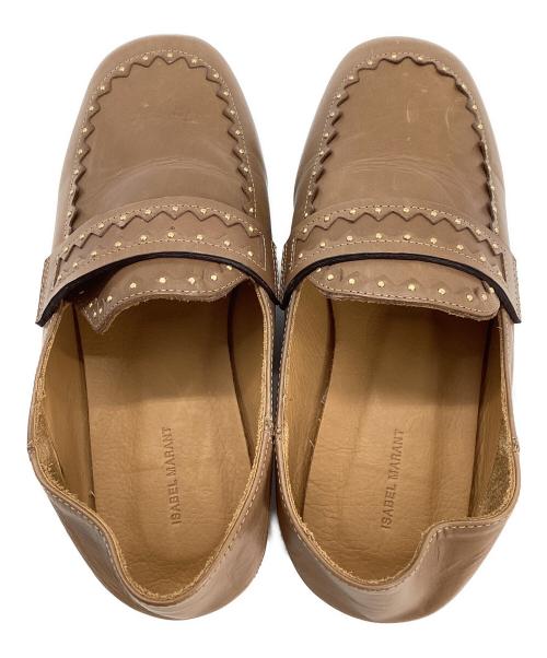 ISABEL MARANT（イザベルマラン）ISABEL MARANT (イザベルマラン) STUDDED LOAFER ブラウン サイズ:36の古着・服飾アイテム