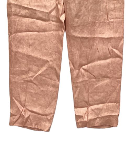 6(ROKU) BEAUTY&YOUTH（ロク ビューティーアンドユース）6(ROKU) BEAUTY&YOUTH (ロク ビューティーアンドユース) HEMP PANTS ピンク サイズ:38 未使用品の古着・服飾アイテム