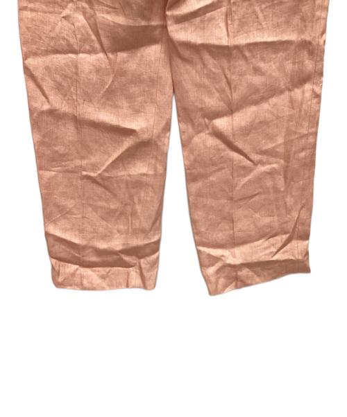 6(ROKU) BEAUTY&YOUTH（ロク ビューティーアンドユース）6(ROKU) BEAUTY&YOUTH (ロク ビューティーアンドユース) HEMP PANTS ピンク サイズ:38 未使用品の古着・服飾アイテム