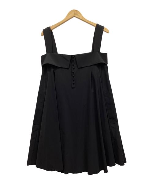 FOXEY NEWYORK（フォクシーニューヨーク）FOXEY NEWYORK (フォクシーニューヨーク) キャミソールワンピース ブラック サイズ:40の古着・服飾アイテム