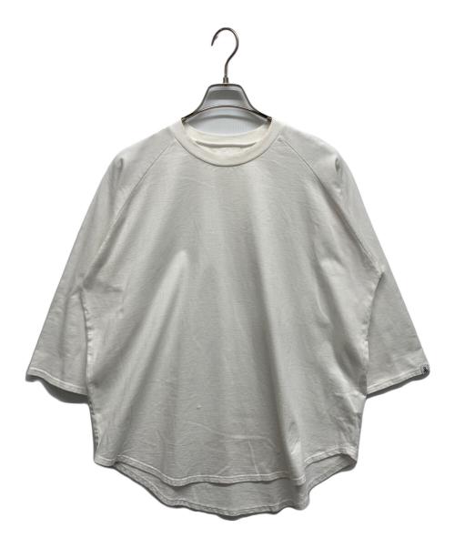 SOPHNET.（ソフネット）SOPHNET. (ソフネット) RAGLAN SLEEVE WIDE FOOTBALL TEE ホワイト サイズ:Mの古着・服飾アイテム