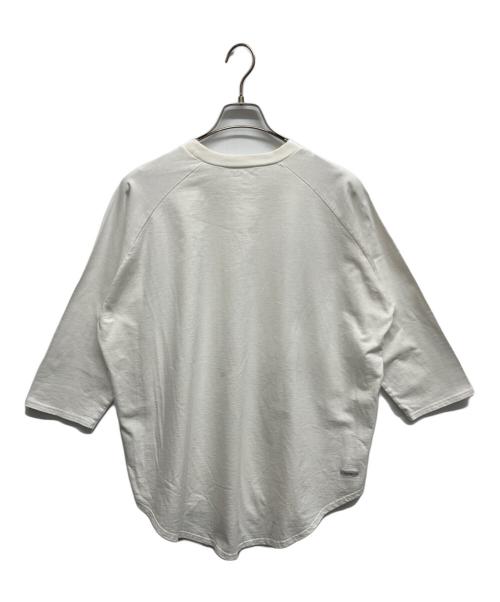 SOPHNET.（ソフネット）SOPHNET. (ソフネット) RAGLAN SLEEVE WIDE FOOTBALL TEE ホワイト サイズ:Mの古着・服飾アイテム