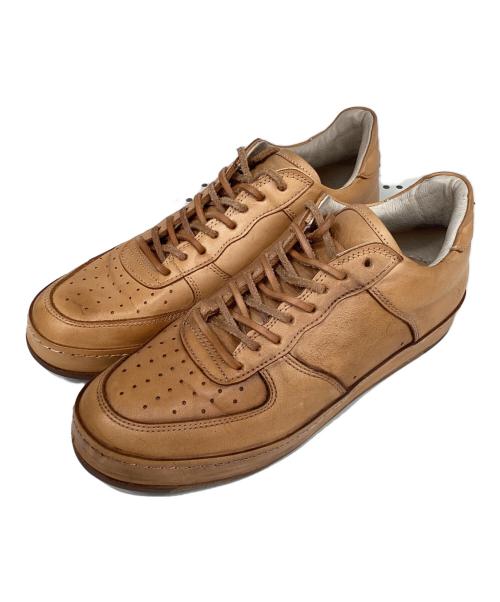 HENDER SCHEME（エンダースキーマ）HENDER SCHEME (エンダースキーマ) manual industrial products 22/レザースニーカー ブラウン サイズ:5の古着・服飾アイテム