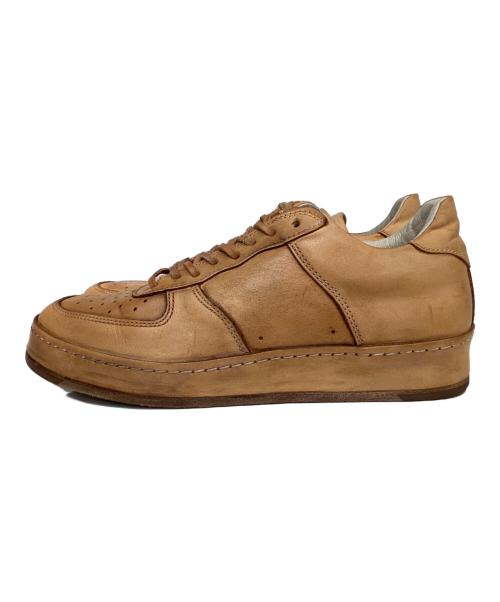 HENDER SCHEME（エンダースキーマ）HENDER SCHEME (エンダースキーマ) manual industrial products 22/レザースニーカー ブラウン サイズ:5の古着・服飾アイテム