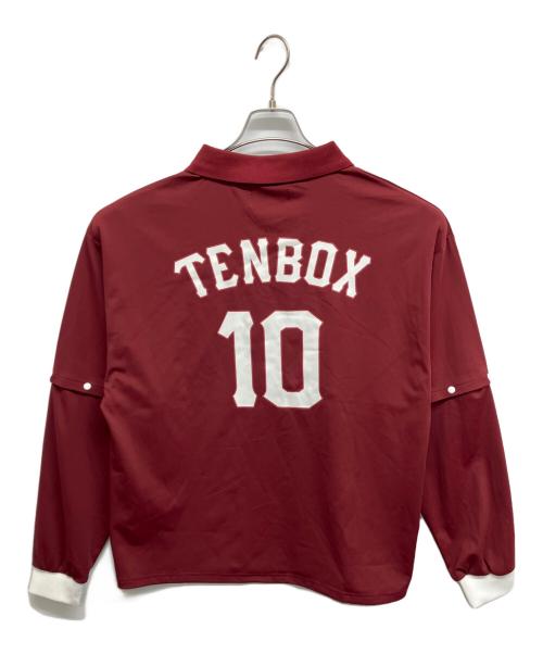 TENBOX（テンボックス）TENBOX (テンボックス) Convertible Game Shirt ワインレッド サイズ:SMALL 未使用品の古着・服飾アイテム