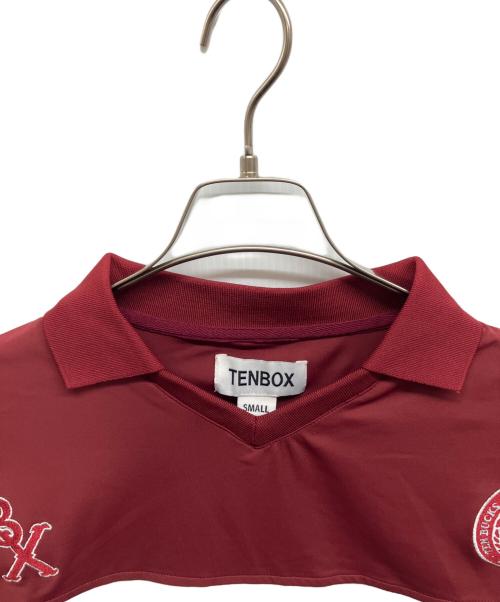 TENBOX（テンボックス）TENBOX (テンボックス) Convertible Game Shirt ワインレッド サイズ:SMALL 未使用品の古着・服飾アイテム