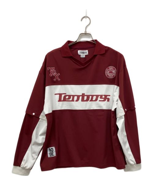 TENBOX（テンボックス）TENBOX (テンボックス) Convertible Game Shirt ワインレッド サイズ:M 未使用品の古着・服飾アイテム