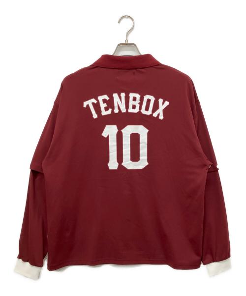 TENBOX（テンボックス）TENBOX (テンボックス) Convertible Game Shirt ワインレッド サイズ:M 未使用品の古着・服飾アイテム