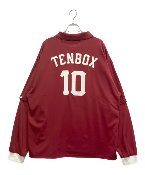 TENBOX（テンボックス）TENBOX (テンボックス) Convertible Game Shirt ワインレッド サイズ:ｌ 未使用品の古着・服飾アイテム