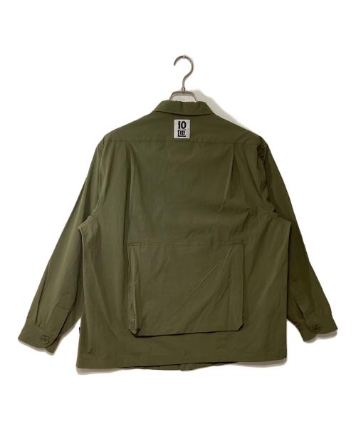 TENBOX（テンボックス）TENBOX (テンボックス) Fishing Shirt カーキ サイズ:MEDIUMの古着・服飾アイテム