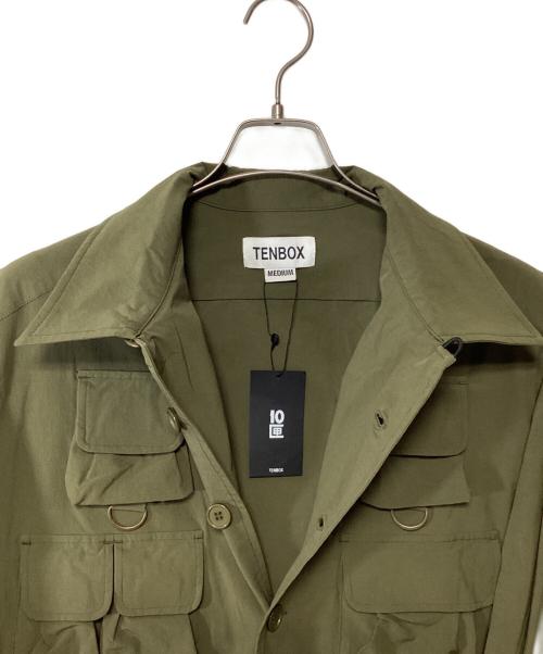 TENBOX（テンボックス）TENBOX (テンボックス) Fishing Shirt カーキ サイズ:MEDIUMの古着・服飾アイテム