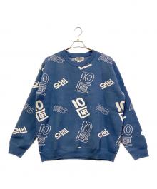 TENBOX（テンボックス）の古着「OG Logo Jacquard Sweater」｜ネイビー