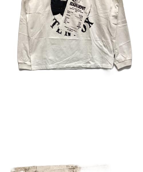 TENBOX（テンボックス）TENBOX (テンボックス) KENZAI L/S TEE ホワイト サイズ:MＥＤＩＵＭ 未使用品の古着・服飾アイテム