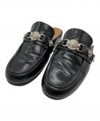 TOGA PULLAトーガ プルラ）の古着「METAL　ミュールローファー」｜ブラック