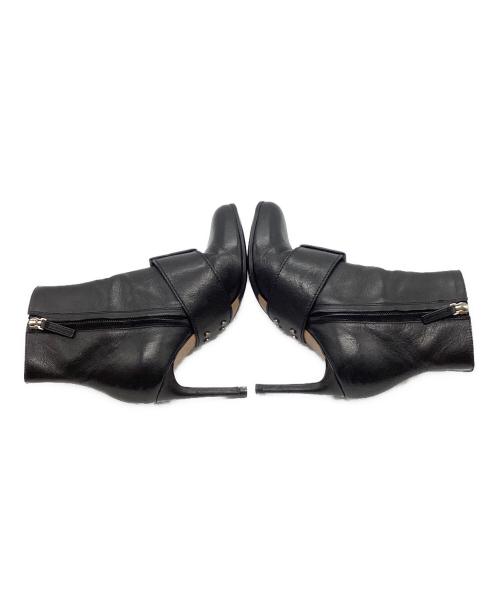 VALENTINO（ヴァレンティノ）VALENTINO (ヴァレンティノ) ヒールブーツ ブラック サイズ:35の古着・服飾アイテム