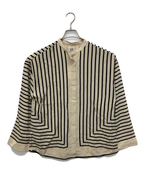 toteme（トーテム）toteme (トーテム) シルクスカーフブラウス ベージュ サイズ:36 未使用品の古着・服飾アイテム