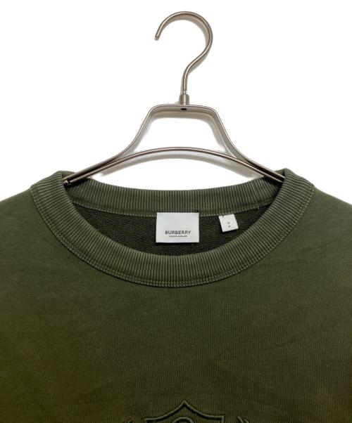 BURBERRY（バーバリー）BURBERRY (バーバリー) オークリーフ スウェット グリーン サイズ:Sの古着・服飾アイテム