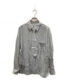 MAISON SPECIAL（メゾンスペシャル）の古着「Tie Shirt」｜グレー