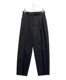 ebure（エブール）の古着「High Count Dry Wool Pants」｜ブラック