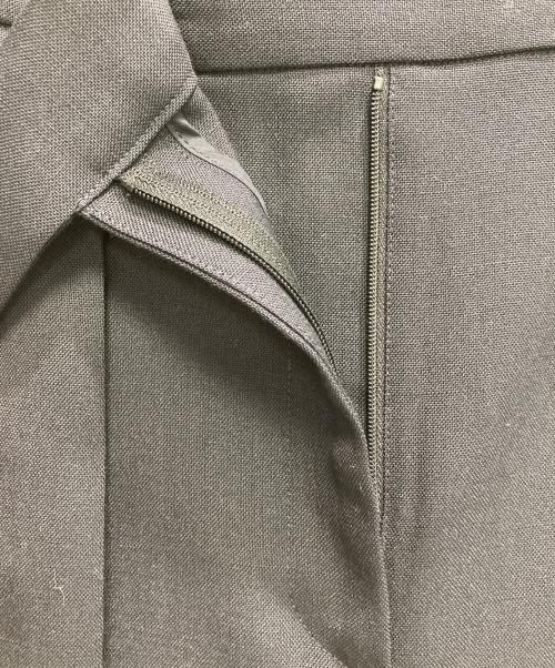 ebure（エブール）ebure (エブール) High Count Dry Wool Pants ブラック サイズ:36の古着・服飾アイテム