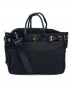 SELENT ETHERセレーンエテール）の古着「3WAYバッグ」｜ゴールド×ブラック