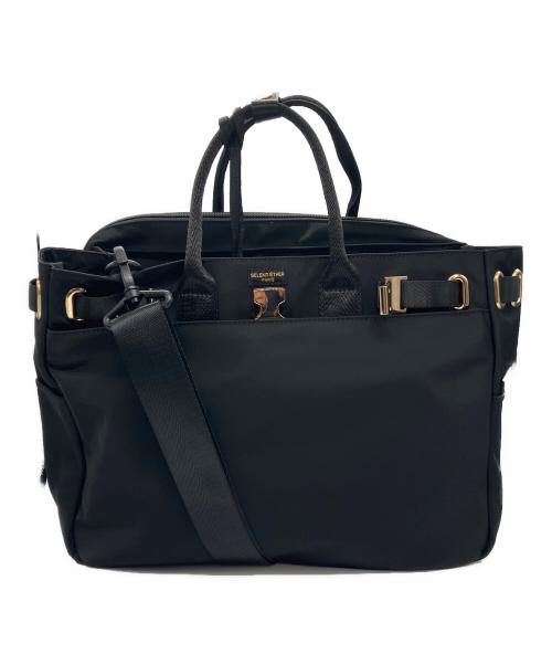 SELENT ETHER（セレーンエテール）SELENT ETHER (セレーンエテール) 3WAYバッグ ゴールド×ブラックの古着・服飾アイテム