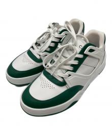 CELINE（セリーヌ）の古着「CT-07 レースアップ ロースニーカー」｜オプティックホワイト / ダークグリーン