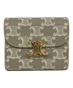 セリーヌ　パース　ゴールド　未使用 中古・古着通販】CELINE (セリーヌ) コインパースキュイルトリオンフ