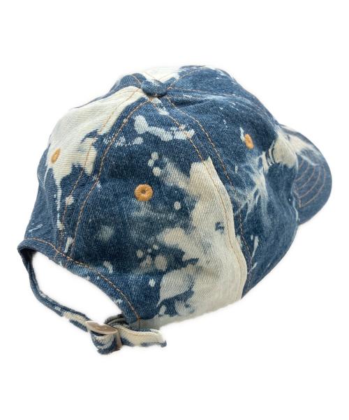 CELINE（セリーヌ）CELINE (セリーヌ) CELINE Baseball Cap in Cotton & Denim/ブリーチデニムキャップ サイズ:Mの古着・服飾アイテム