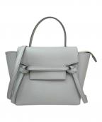 CELINEセリーヌ）の古着「ナノ ベルトバッグ」｜ライトグリーン