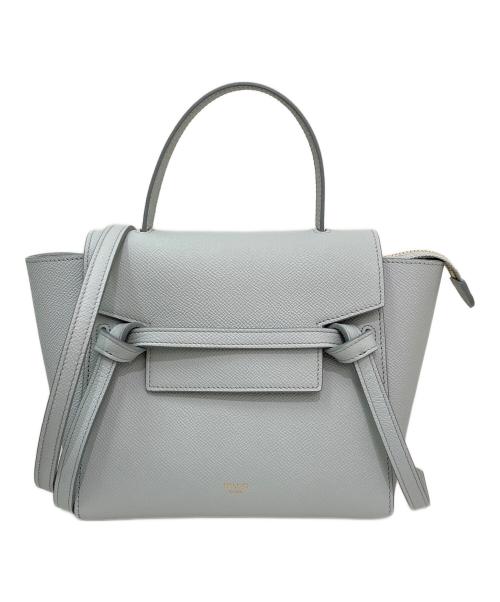 CELINE（セリーヌ）CELINE (セリーヌ) ナノ ベルトバッグ ライトグリーン サイズ:ナノの古着・服飾アイテム