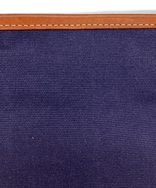 Felisi（フェリージ）Felisi (フェリージ) BEAMS F (ビームスエフ) セルビッジキャンバス×レザートートバッグ ネイビーの古着・服飾アイテム