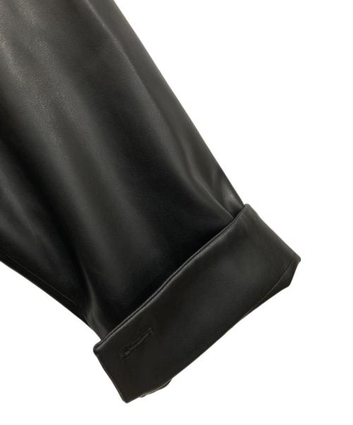 MACPHEE（マカフィー）MACPHEE (マカフィー) レザーライク カバーオール ブラック サイズ:36の古着・服飾アイテム