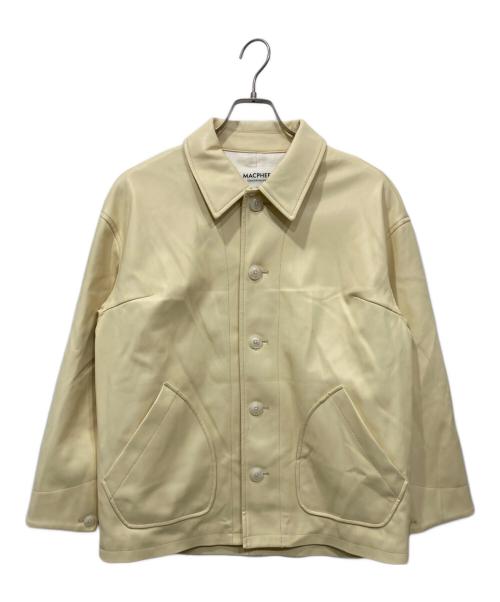 MACPHEE（マカフィー）MACPHEE (マカフィー) レザーライク カバーオール アイボリー サイズ:36の古着・服飾アイテム