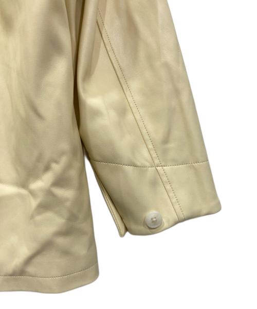 MACPHEE（マカフィー）MACPHEE (マカフィー) レザーライク カバーオール アイボリー サイズ:36の古着・服飾アイテム